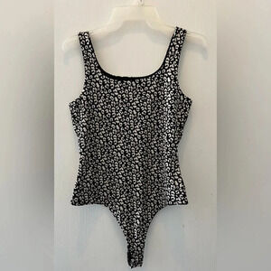 Banana Republic black and white bodysuit